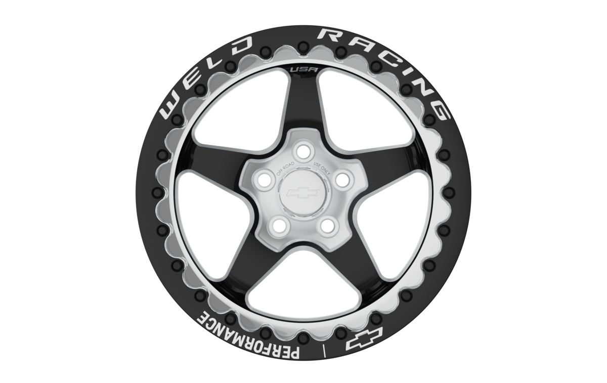 WELD Racing Gm Alumastar 17X10 +43 Gloss Black Milled