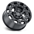 Black Rhino Hard Alloys Cinco 20X9.5 +12 Gloss Black W/ Stainless Bolt