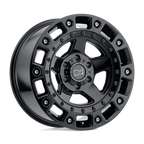 Black Rhino Hard Alloys Cinco 20X9.5 +12 Gloss Black W/ Stainless Bolt