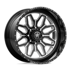 American Force Afw Assault Sfcc 22X12 -60 Black Machined