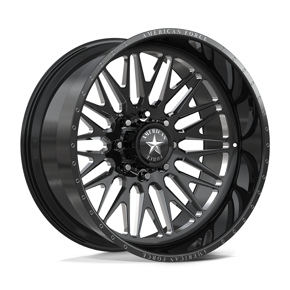 American Force Afw Smooth Sfcc 22X12 -55 Gloss Black Machined