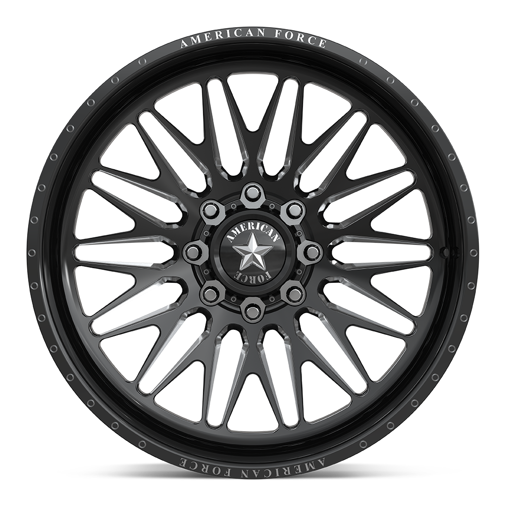 American Force Afw Smooth Sfcc 22X12 -55 Gloss Black Machined