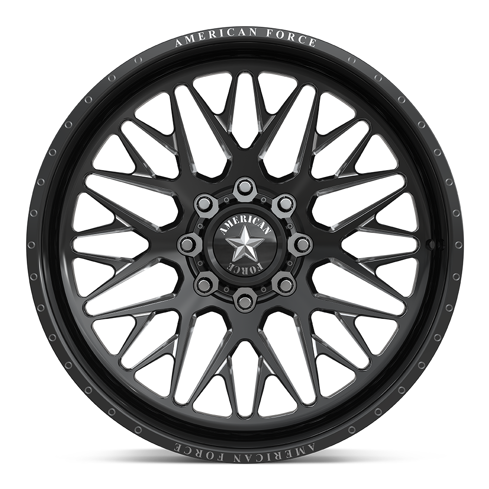 American Force Afw Jess Sfcc 22X12 -55 Gloss Black Machined