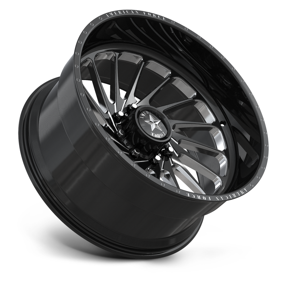 American Force Afw Motion Cc 24X12 -55 Gloss Black Machined