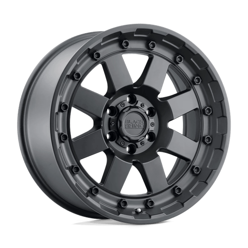 Black Rhino Hard Alloys Cleghorn 17X8.5 -18 Matte Black