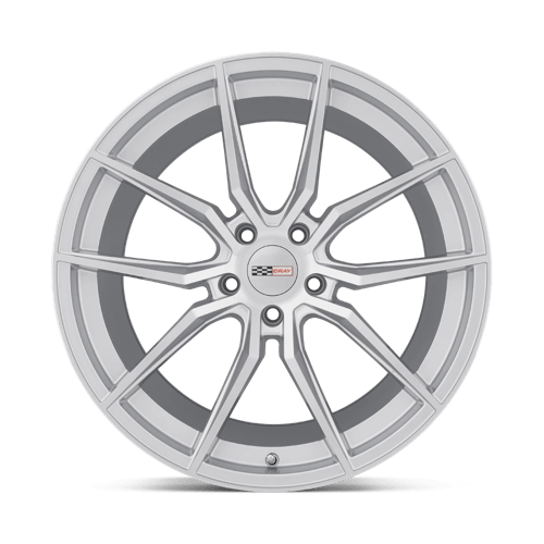 Cray Spider 20X9 +38 Silver W/ Mirror Cut Face