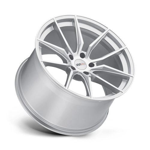 Cray Spider 20X9 +38 Silver W/ Mirror Cut Face