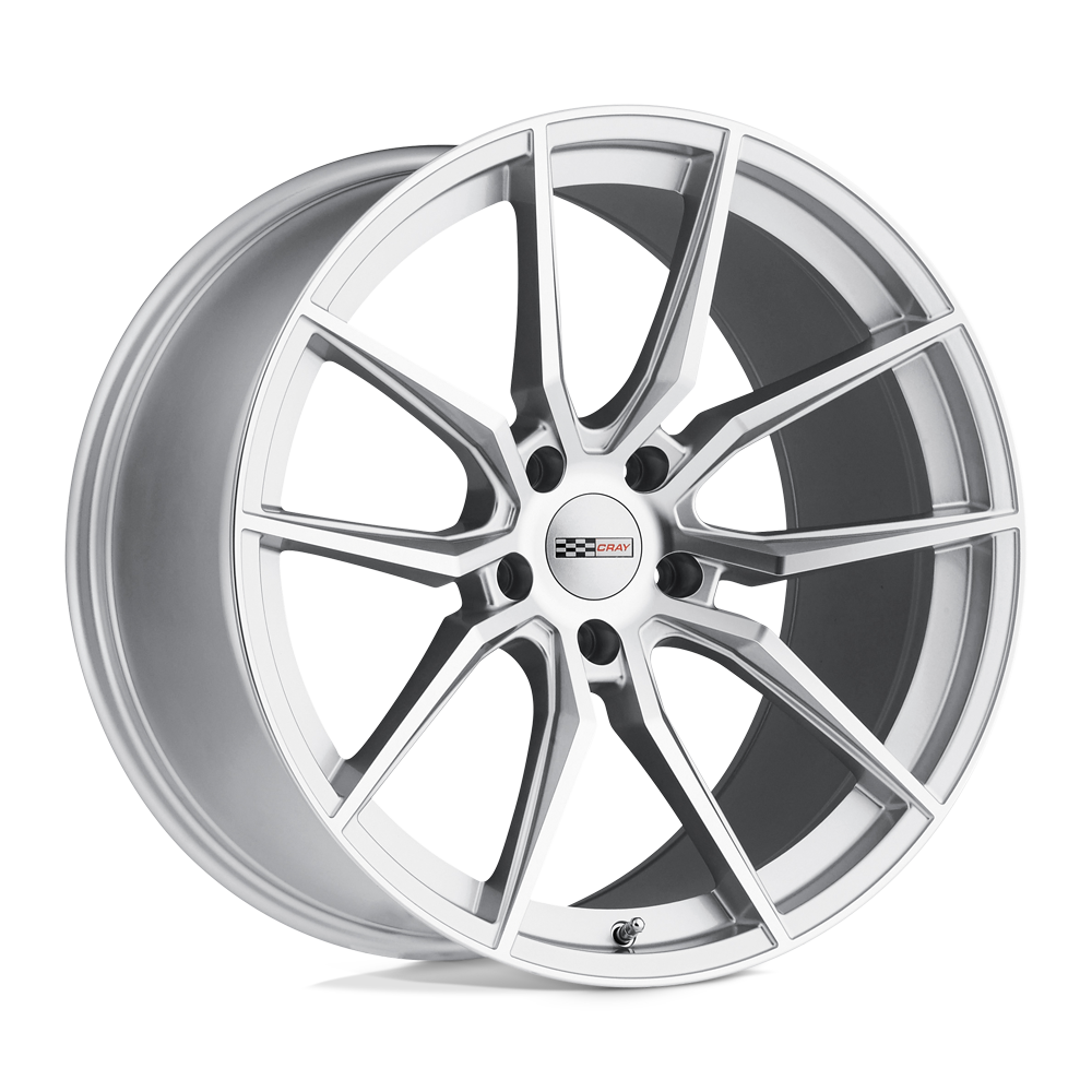 Cray Spider 20X9.5 +56 Silver W/ Mirror Cut Face