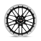 Cray Eagle 19X10.5 +69 Gloss Black W/ Mirror Cut Lip