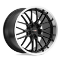 Cray Eagle 19X10.5 +69 Gloss Black W/ Mirror Cut Lip