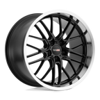 Cray Eagle 19X10.5 +69 Gloss Black W/ Mirror Cut Lip
