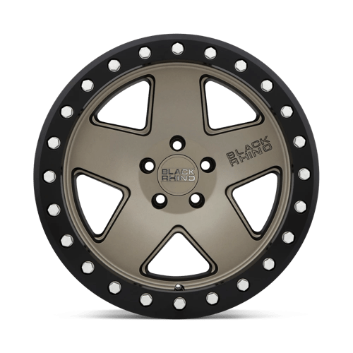 Black Rhino Hard Alloys Crawler 18X9.5 +0 Matte Bronze W/ Black Ring