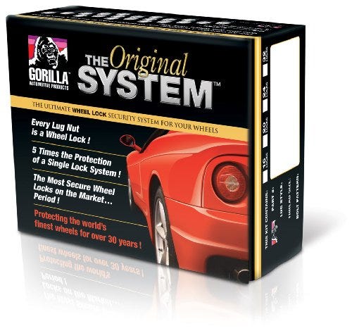 System Lock 6Lug 12-1.50 Acorn Chr