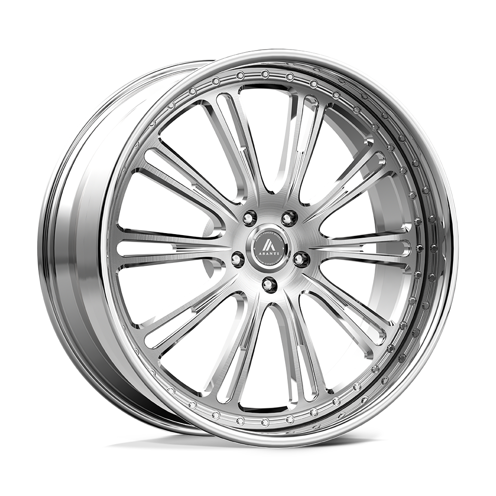 Asanti Forged Rico 5 24X10 +5 Brushed Chrome