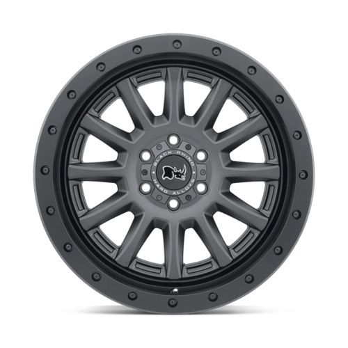 Black Rhino Hard Alloys Dugger 17X8.5 +10 Gun Black