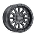 Black Rhino Hard Alloys DUGGER 18X8.5 +0 GUN BLACK W/ BLACK ROCK GUARD