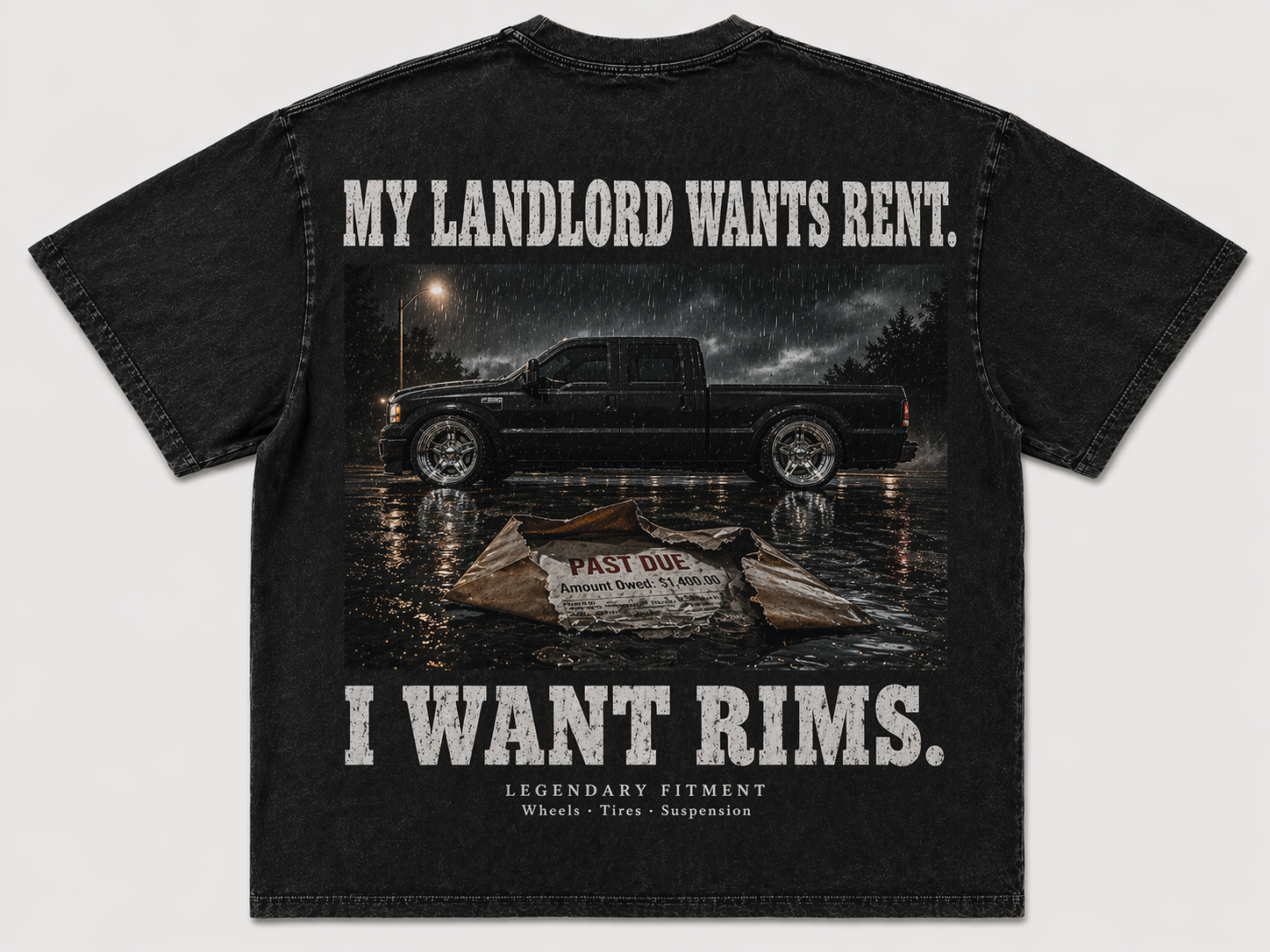 Landlord wants rent. I Want Rims.