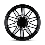 Black Rhino Hard Alloys Excursion 17X7.5 +35 Gloss Black W/ Mirror Face