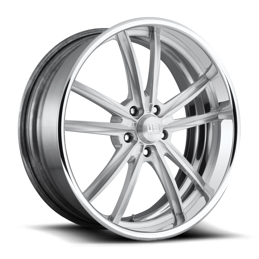 Us Mag 1Pc U387 Bastille 22X10.5 +6 High Luster Polished