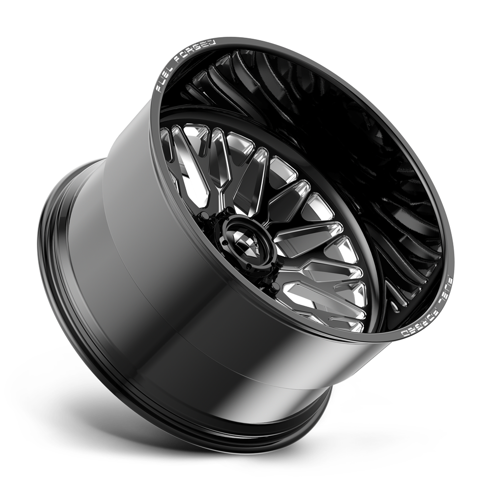 Fuel Forged Ffc109 Ccv 24X14 -75 Gloss Black Machined