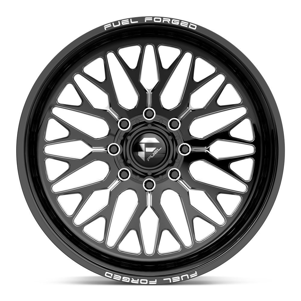 Fuel Forged Ffc109 Ccv 24X12 -50 Gloss Black Machined