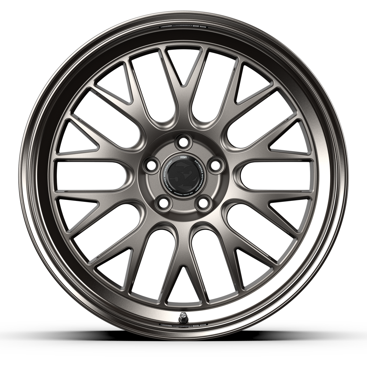 fifteen52 Holeshot RSR 18X8.5 +42 5X108 Magnesium Grey Gloss Lip