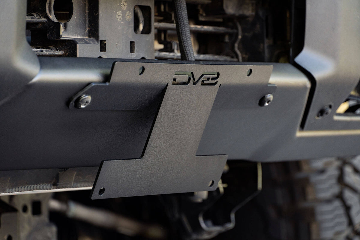 Ford Bronco Factory Front Bumper License Relocation Bracket Front 