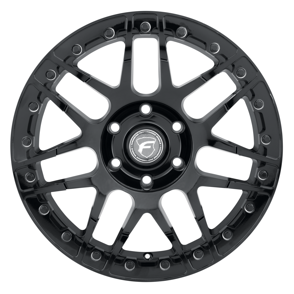 Forgestar F14 Beadlock 17X10 +42 Gloss Black