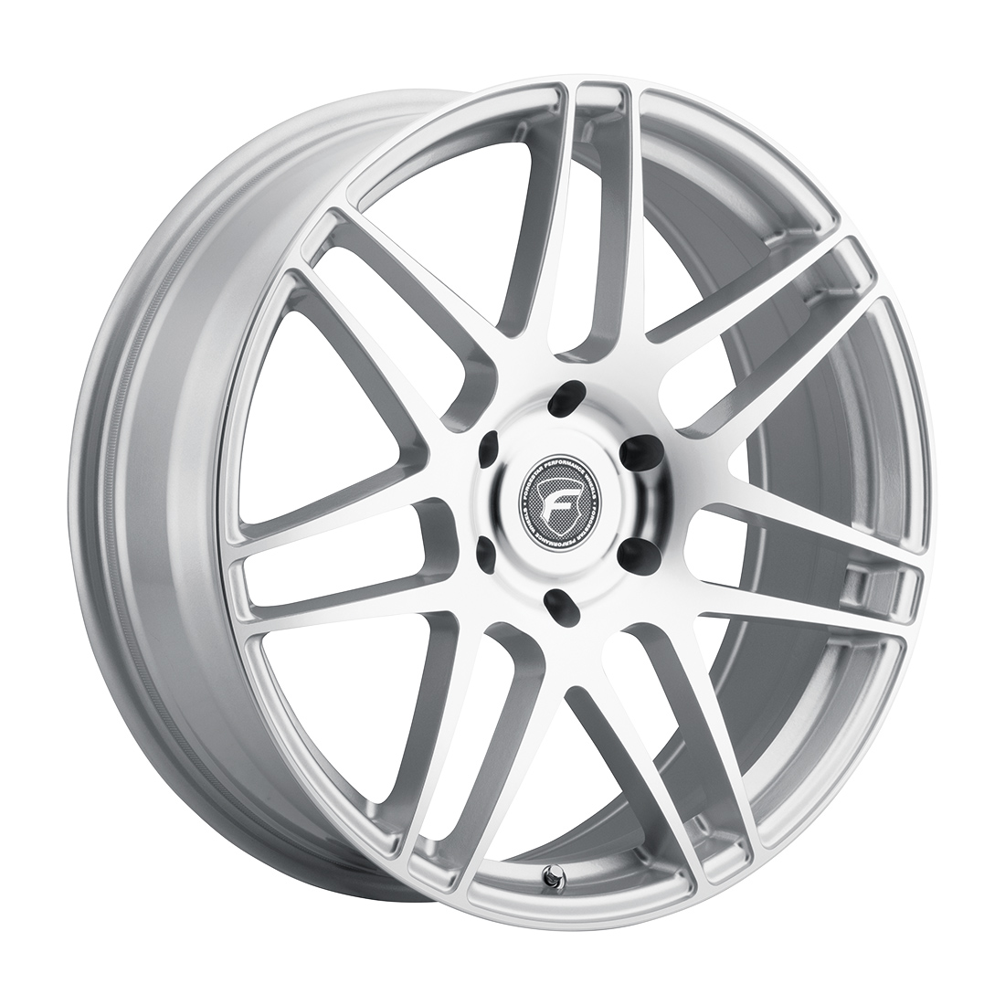 Forgestar F14 Drag 20X7 +13 Silver Machined