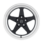 Forgestar D5 Drag 18X10 +25 Gloss Black Machined