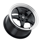 Forgestar D5 Drag 17X10 +50 Gloss Black Machined