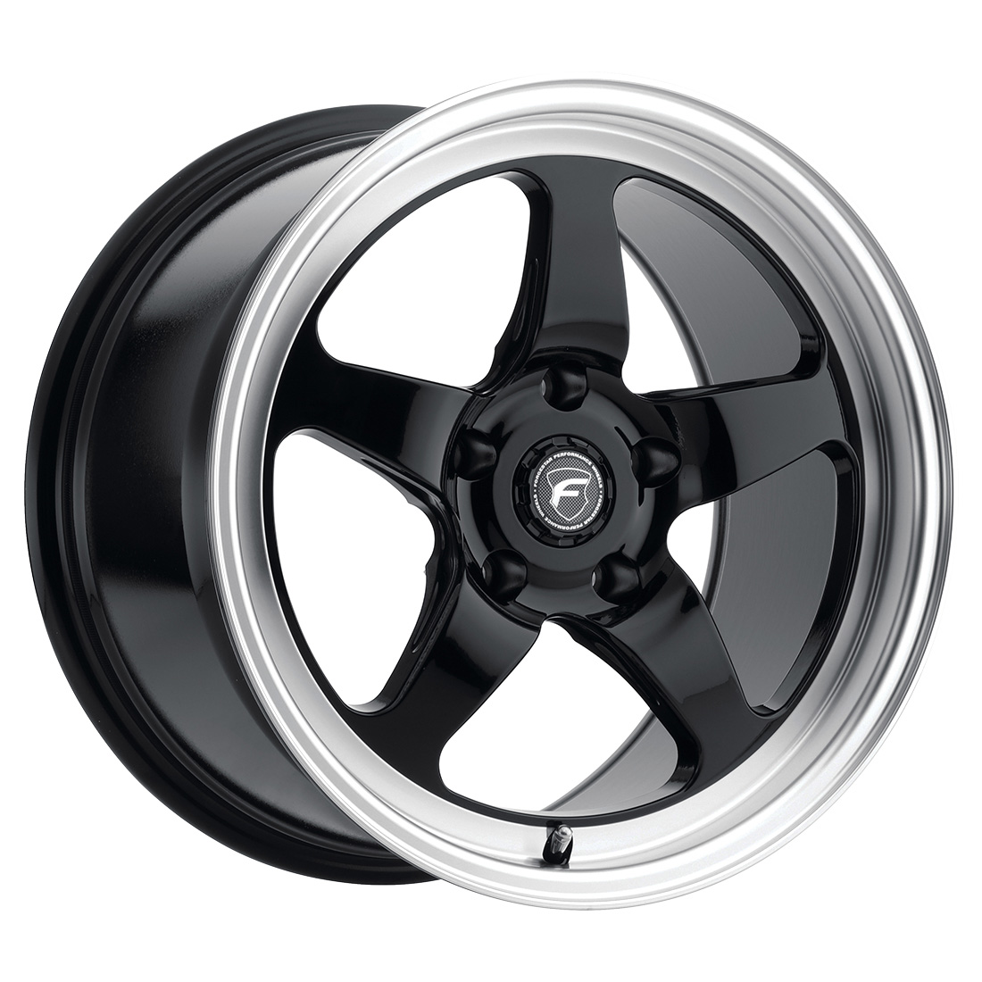 Forgestar D5 Drag 18X10 +22 Gloss Black Machined