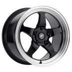 Forgestar D5 Drag 17X10 +30 Gloss Black Machined