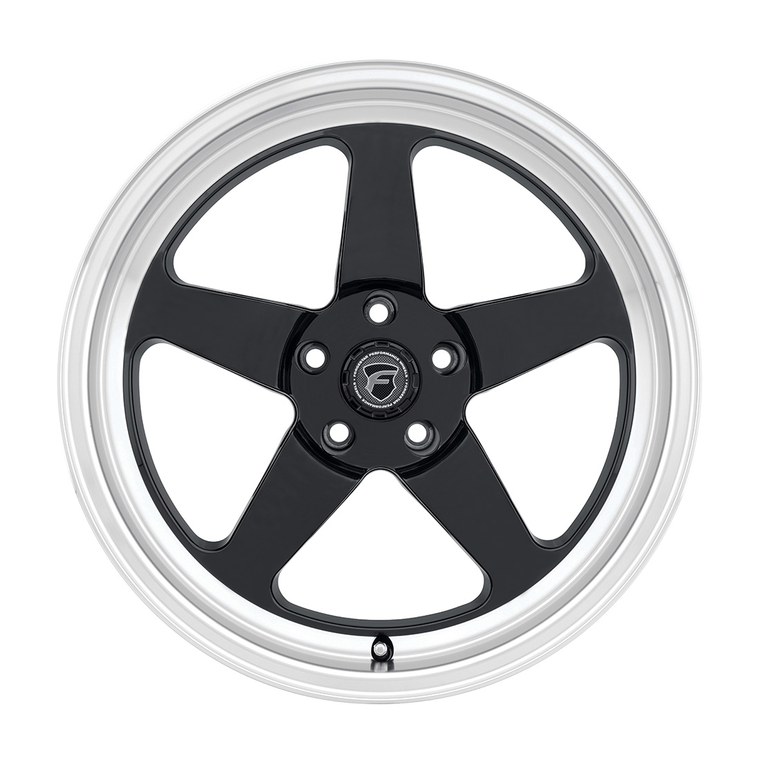 Forgestar D5 Drag 17X7 +6 Gloss Black Machined
