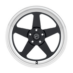 Forgestar D5 Drag 17X5 -21 Gloss Black Machined