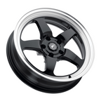Forgestar D5 Drag 17X7 +6 Gloss Black Machined