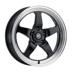 Forgestar D5 Drag 17X7 +6 Gloss Black Machined