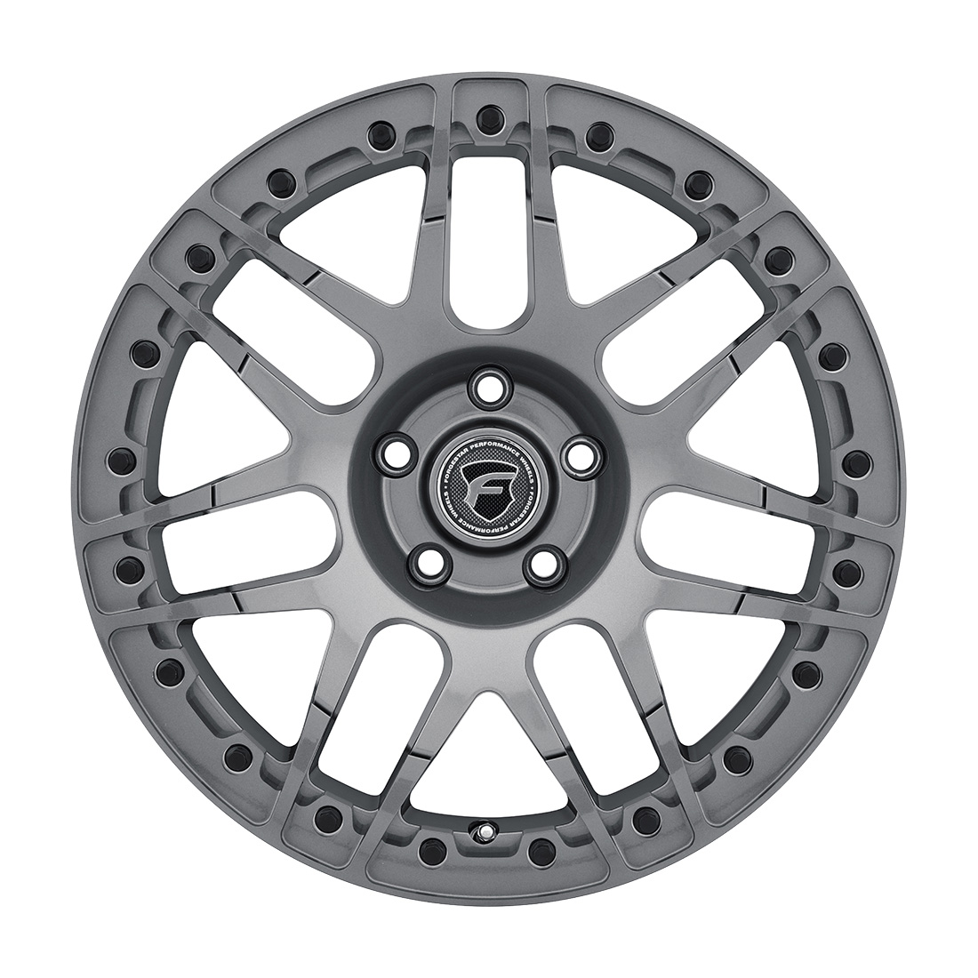 Forgestar F14 Beadlock 17X10 +45 Gloss Anthracite