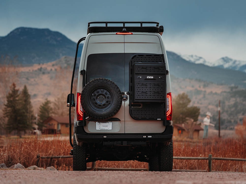 Sprinter Van Rear Door Platform + 180 Hinges