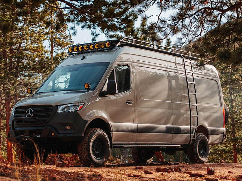 Sprinter Side Ladder , Wheel Wrap