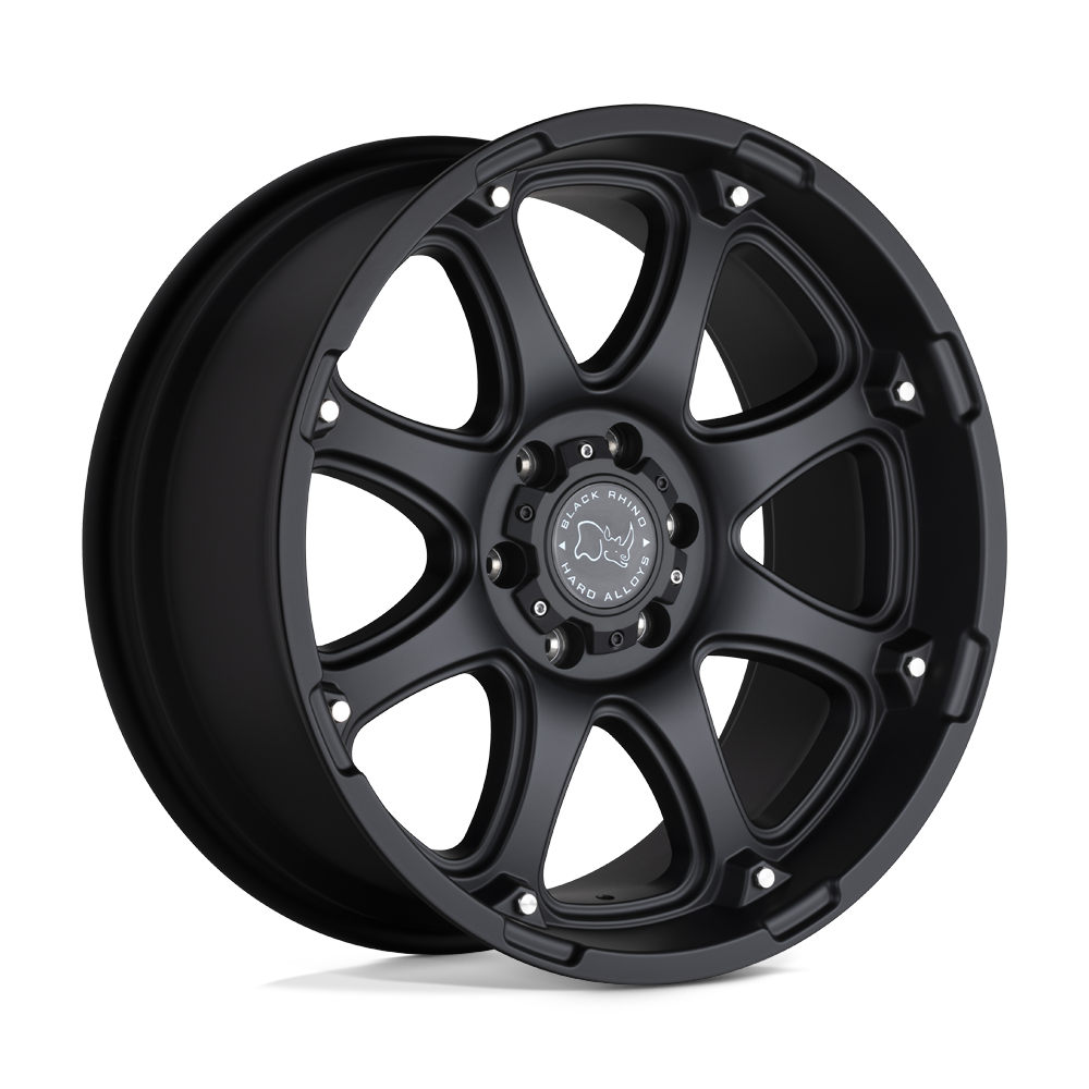 Black Rhino Hard Alloys Glamis 17X9 -12 Matte Black