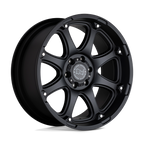 Black Rhino Hard Alloys Glamis 17X9 +12 Matte Black