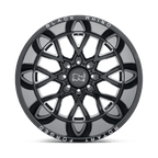 Black Rhino Hard Alloys Grimlock 20X11.5 -44 Gloss Black & Milled