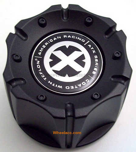 Atx Cap 3.42''  Black Snap In Atx Logo