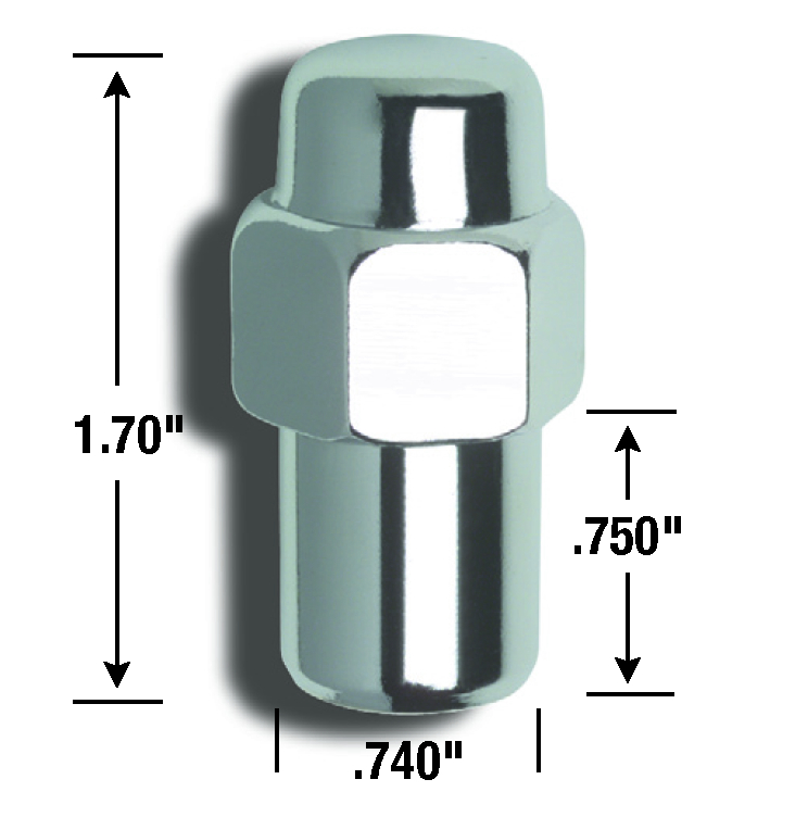 Std Mag Lug 7/8" 14-1.50 Chr Bulk