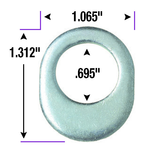 Washer Keystone Offset Bulk
