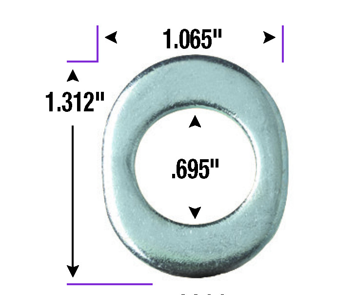 Washer Keystone Center Bulk