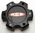 Mo955/956 Cap Blk 6X135 - Red Oval Logo