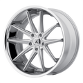Asanti Black Abl-5 Altair 20X10 +35 Silver Machined W/ Ss Lip