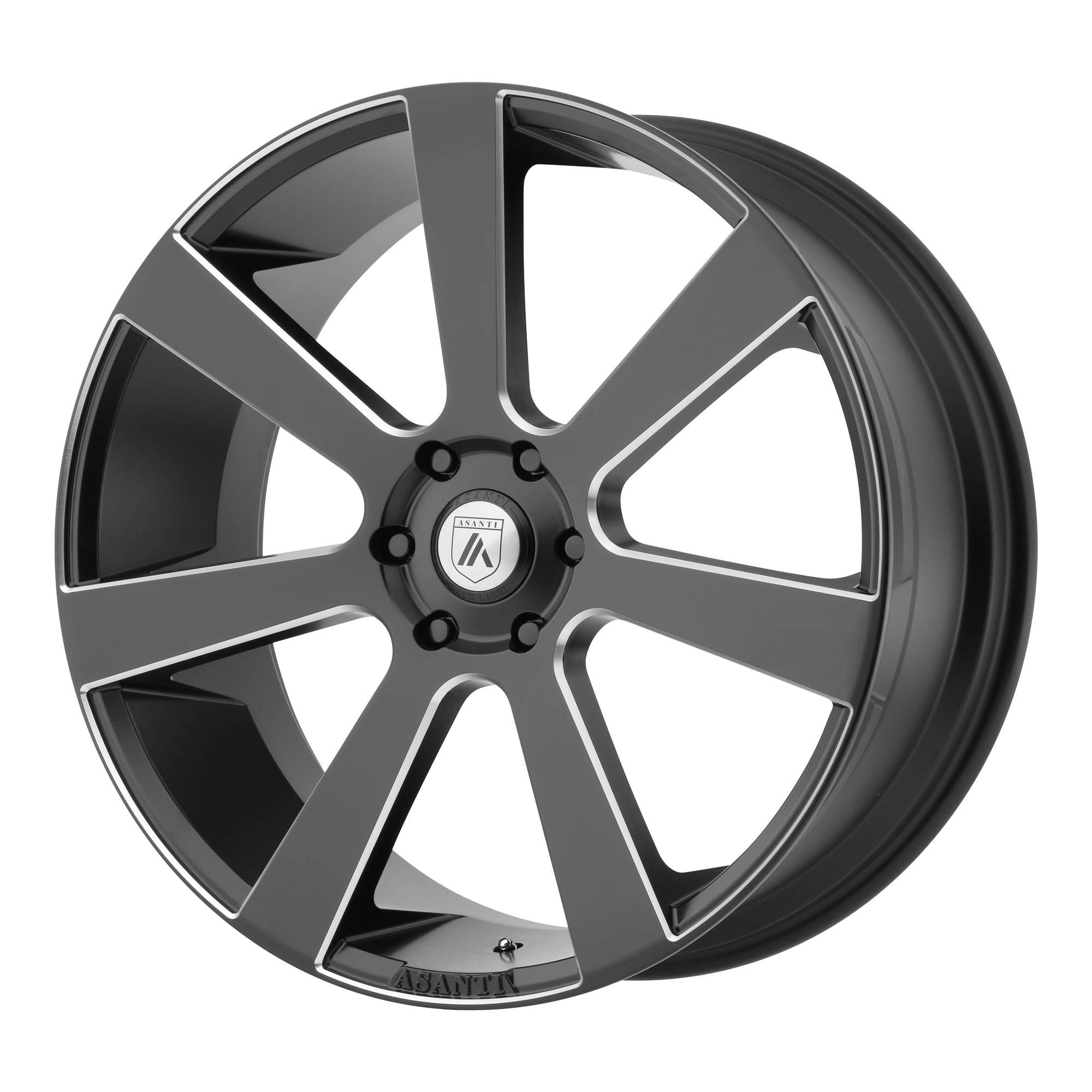 Asanti Black Abl-15 Apollo 24X9 +15 Satin Black Milled